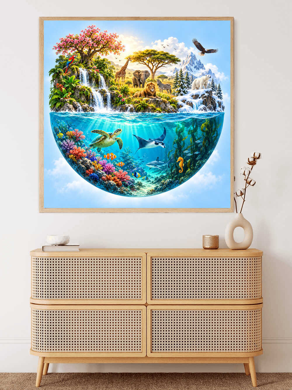 Diamond Painting - Welt der Tiere