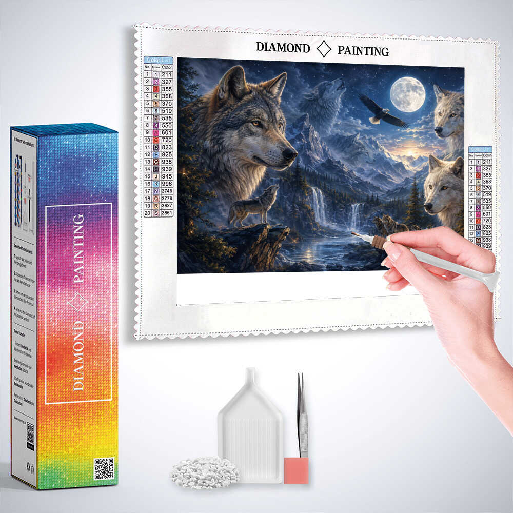 Diamond Painting - Ruf der Wildnis