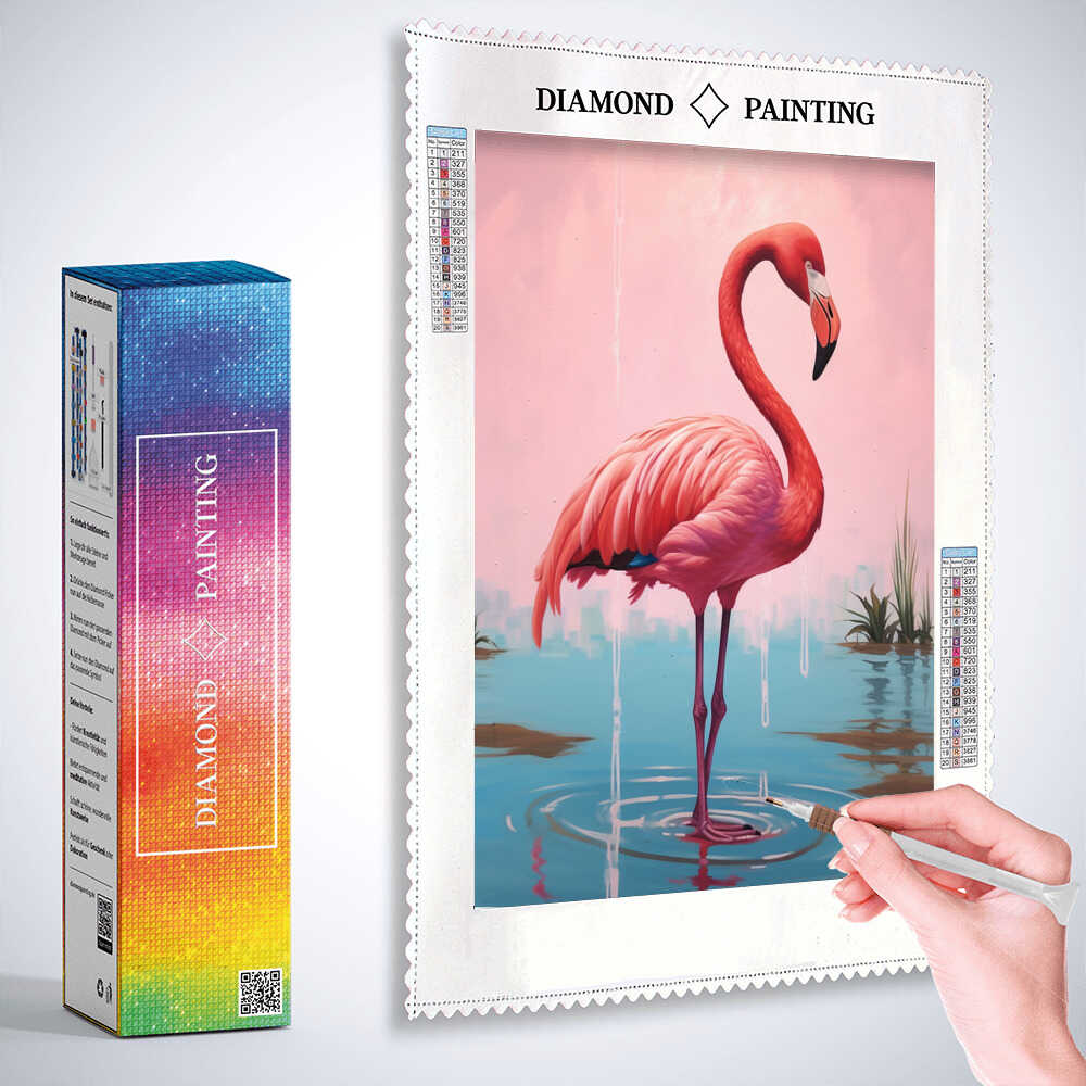 Diamond Painting - Sanfte Eleganz am Morgen