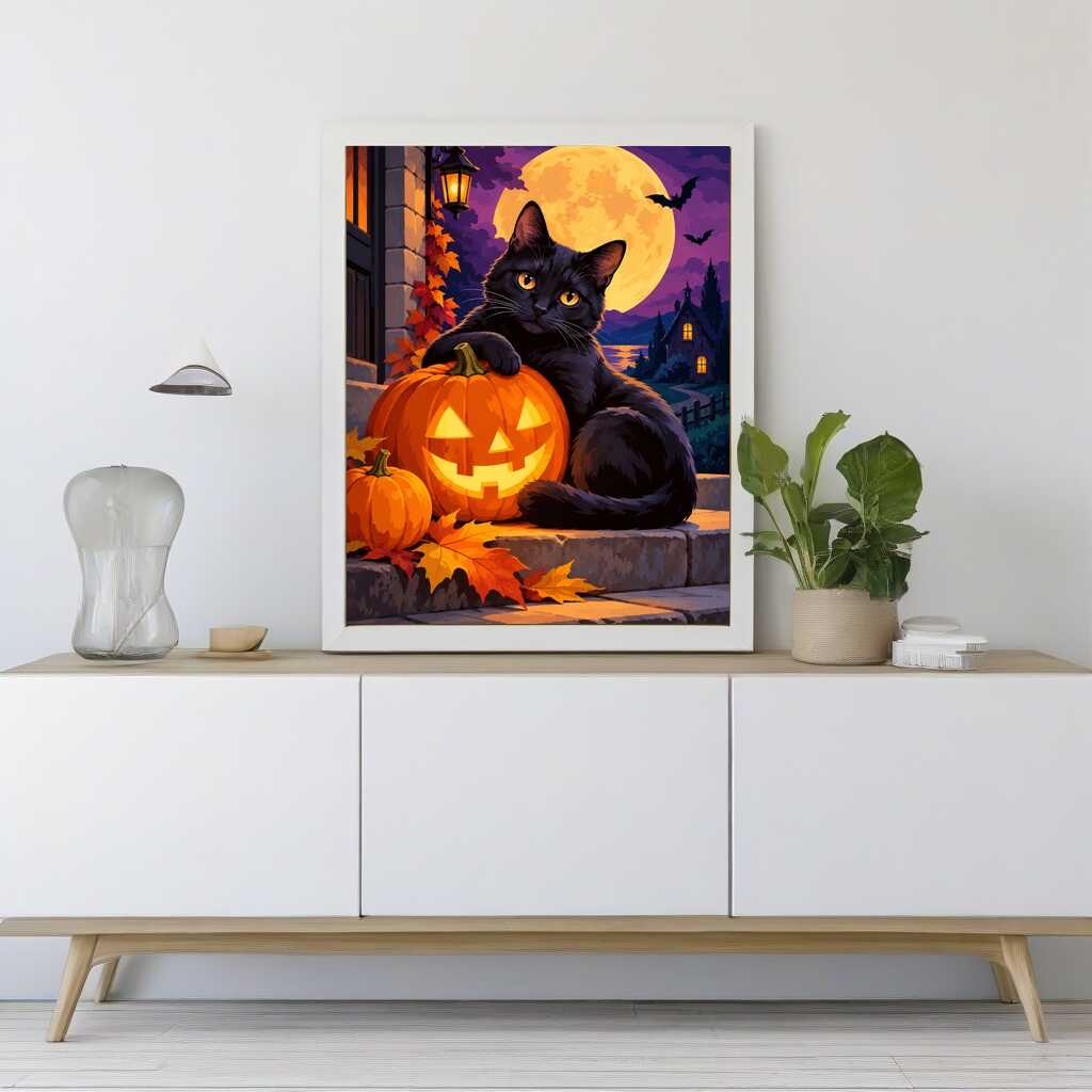 Diamond Painting - Magie der Herbstnacht