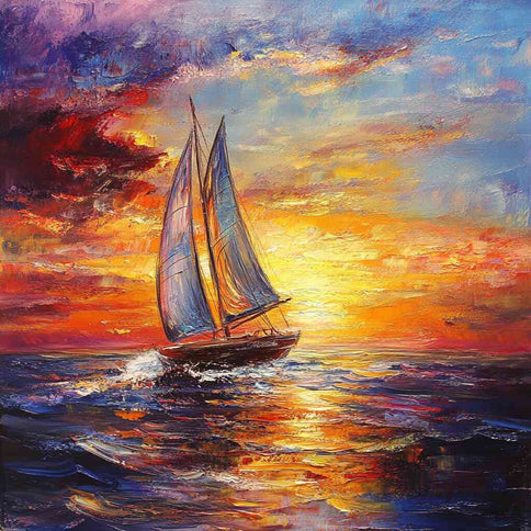 Diamond Painting - Im Licht der Freiheit