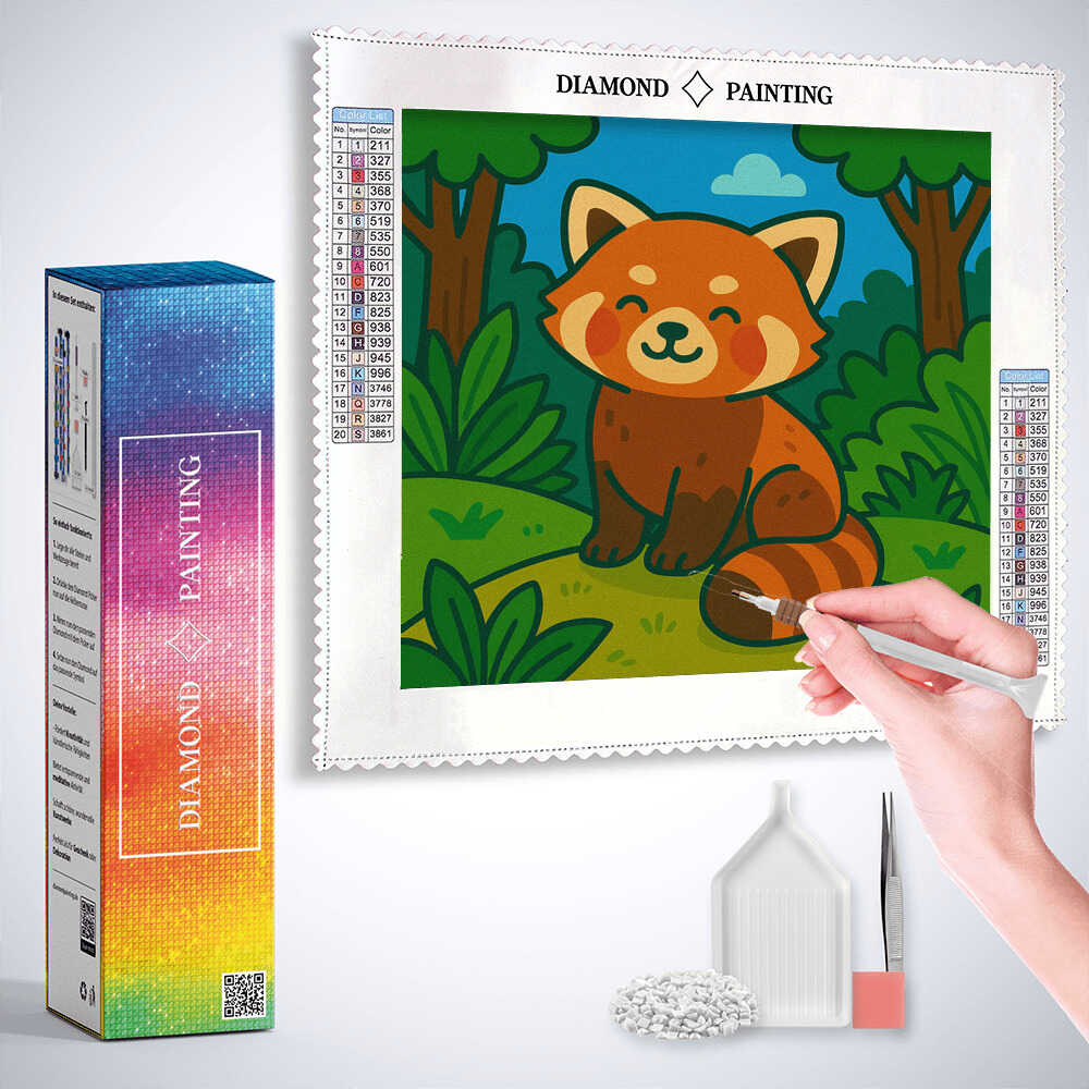 Diamond Painting - Lächeln im Dschungel
