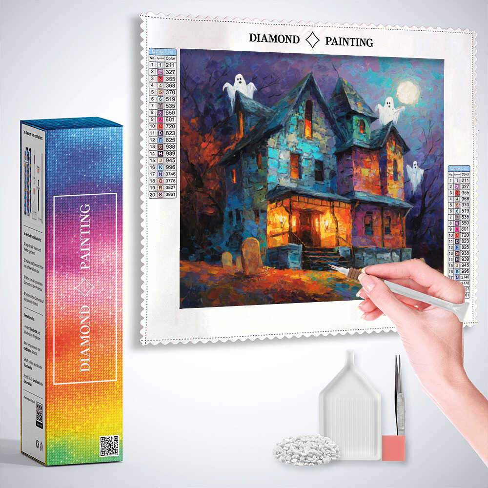 Diamond Painting - Flimmern der Geisterdämmerung