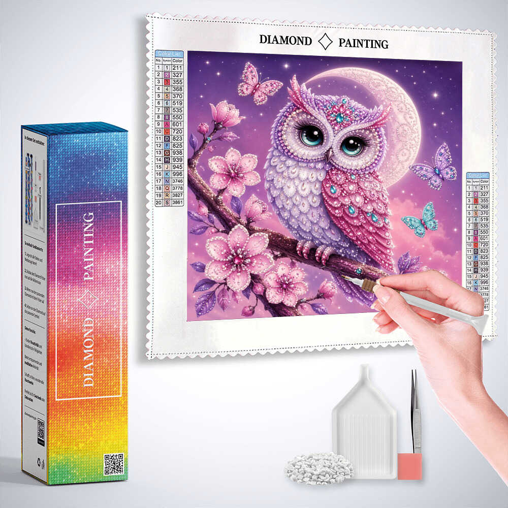Diamond Painting - Funkelnde Nacht der Fantasie