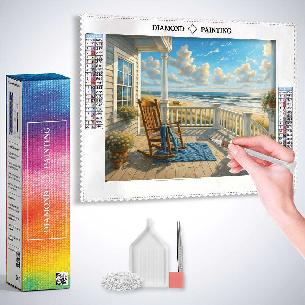 Diamond Painting - Sanftes Meeresflüstern