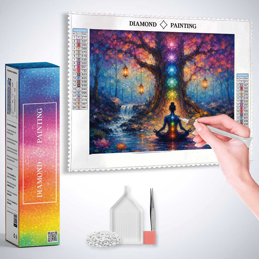 Diamond Painting - Chakren des Lichts, Magie der Ruhe
