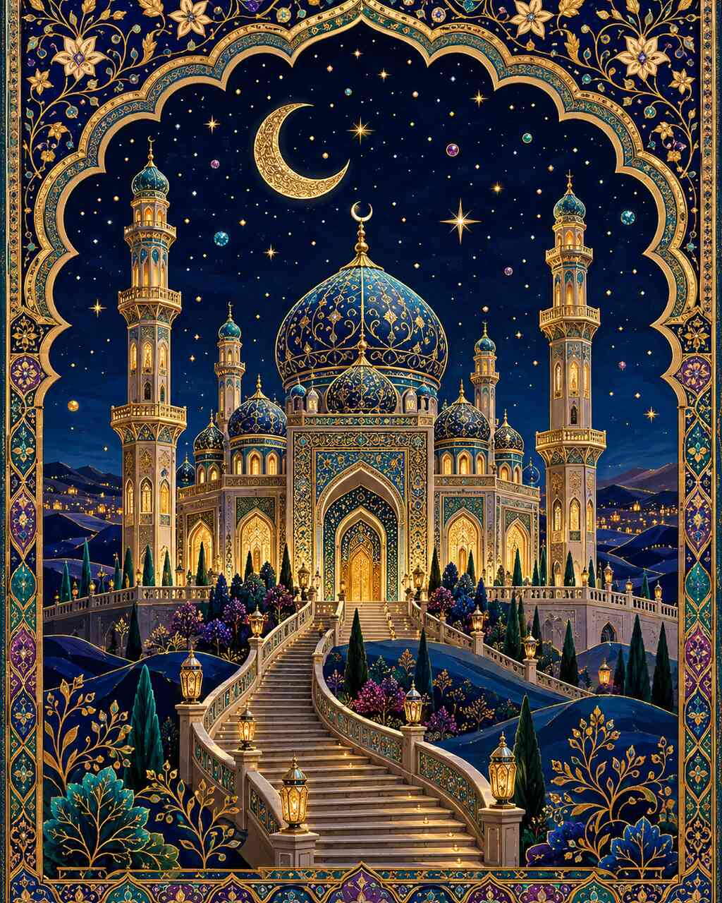 Diamond Painting - Sternennachtpalast