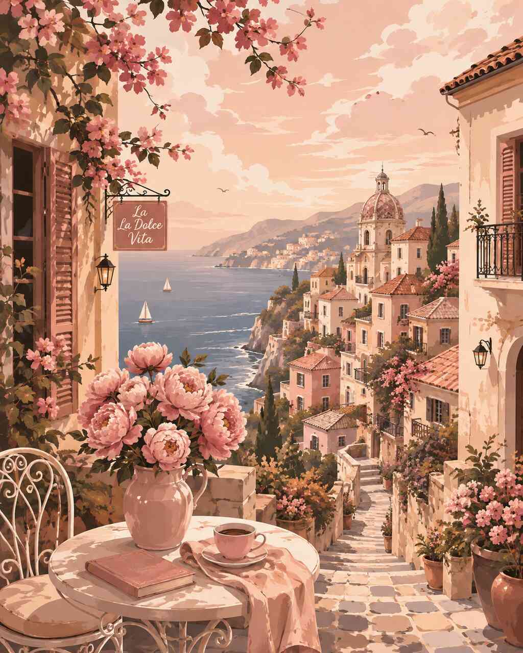 Diamond Painting - La Dolce Vita, Traum