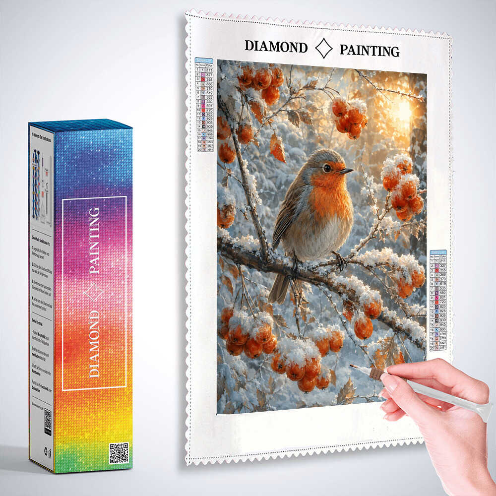 Diamond Painting - Winterzauber der Morgenröte
