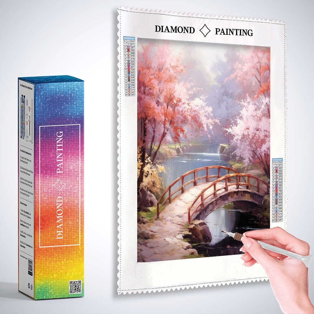 Diamond Painting - Brücke ins Verzauberte