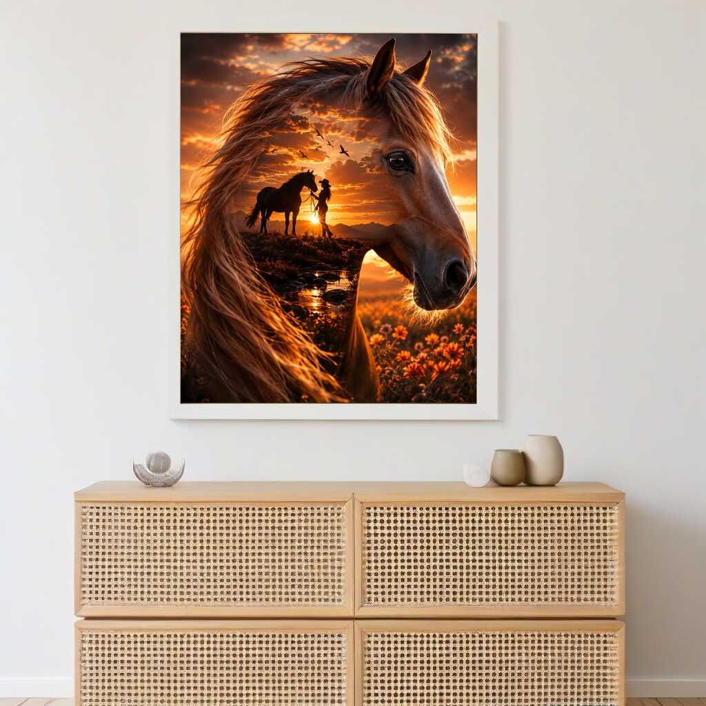 Diamond Painting - Sonnengeflüster der Freiheit
