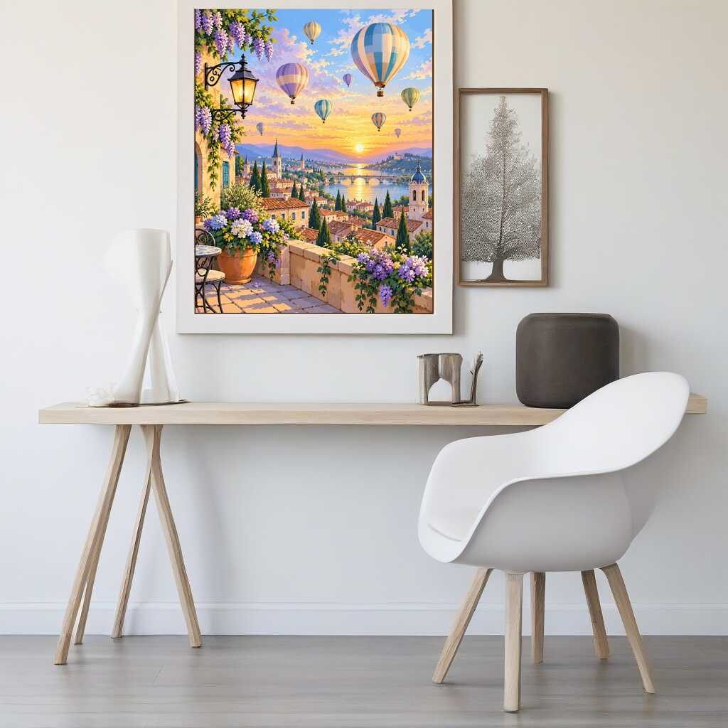 Diamond Painting - Das Luftige Versprechen des Südens