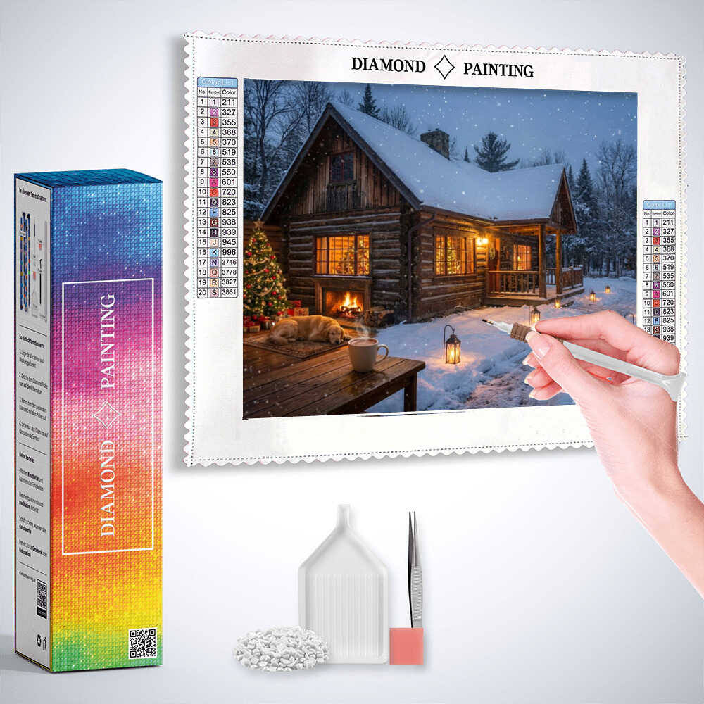 Diamond Painting - Winterliche Geborgenheit