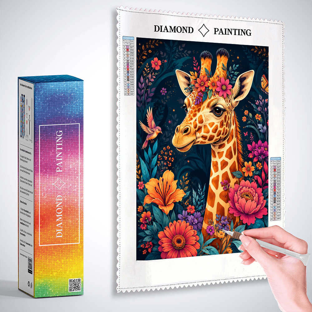 Diamond Painting - Zauberhafter Blütentraum