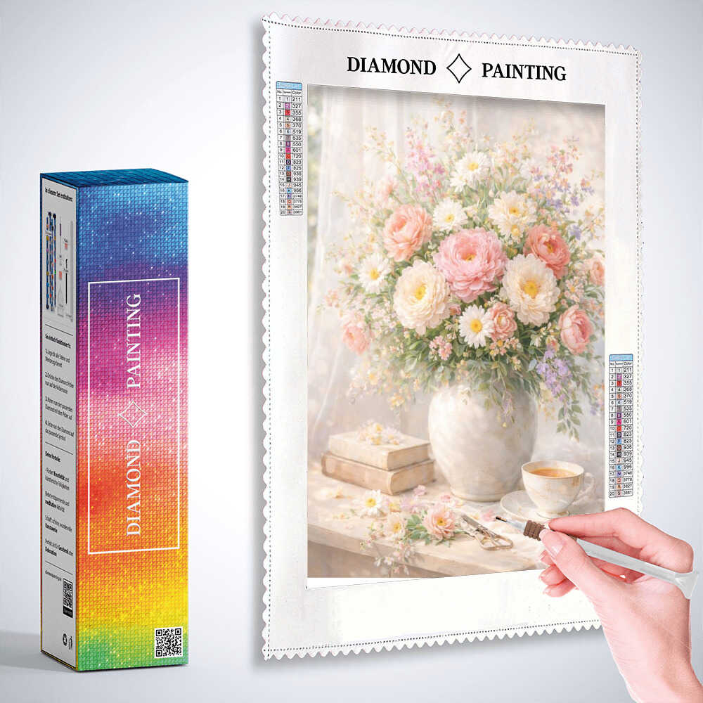 Diamond Painting - Morgenpoesie, Zauber der Blüten