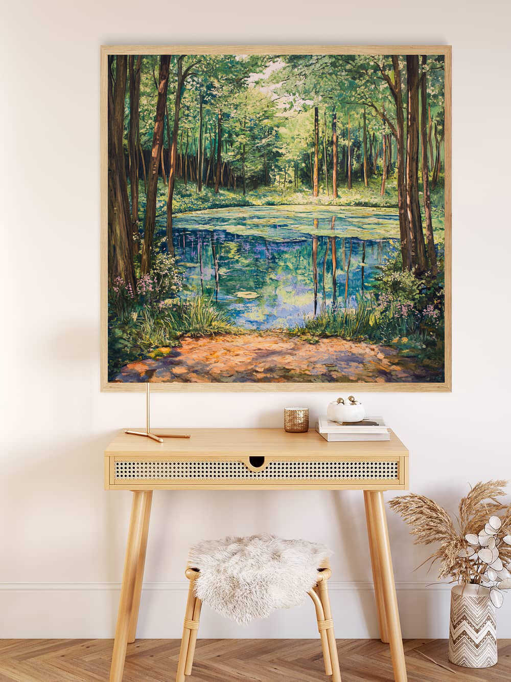 Diamond Painting - Waldsee in der Natur