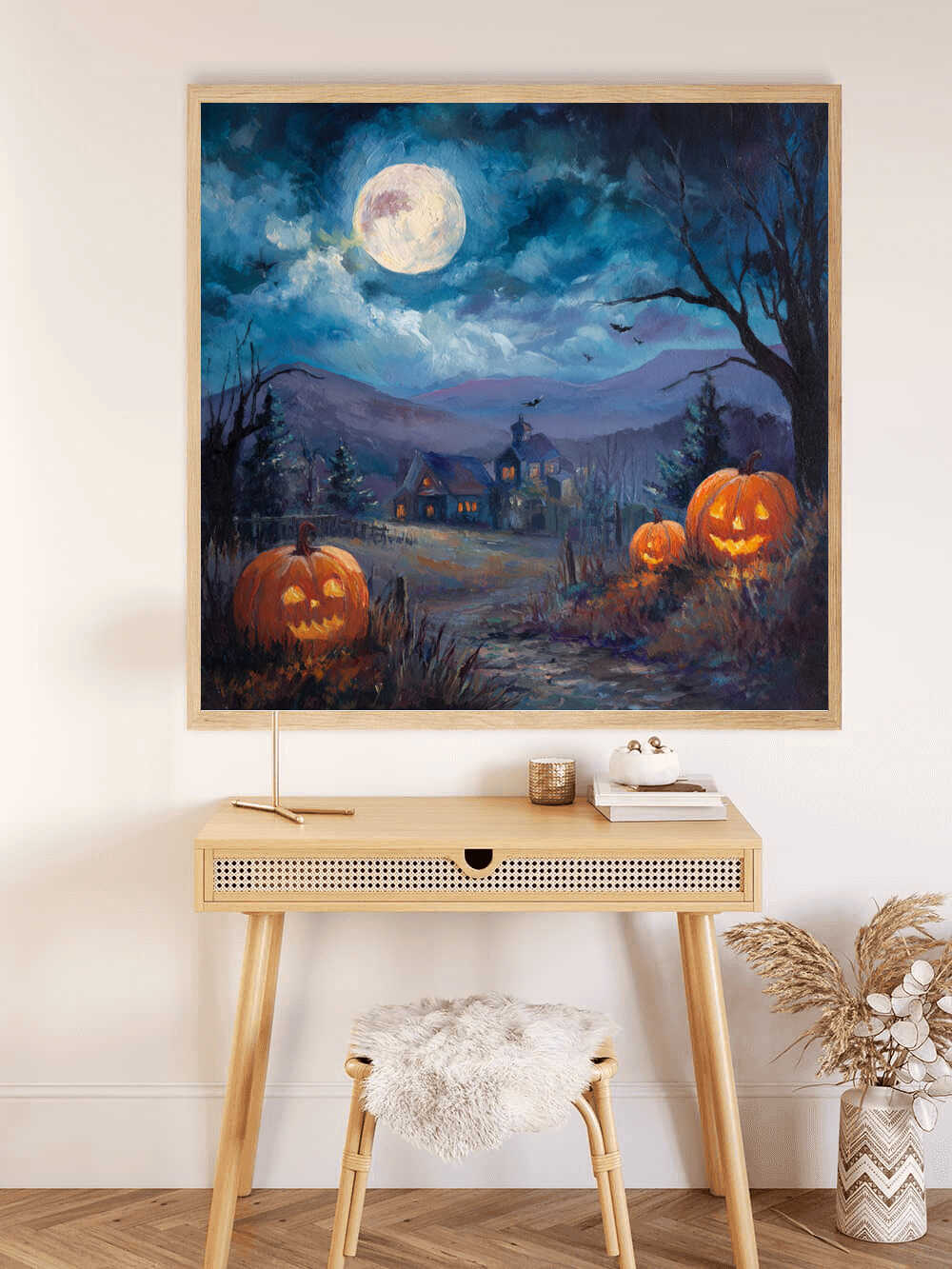 Diamond Painting - Flüstern des Halloweenmondes