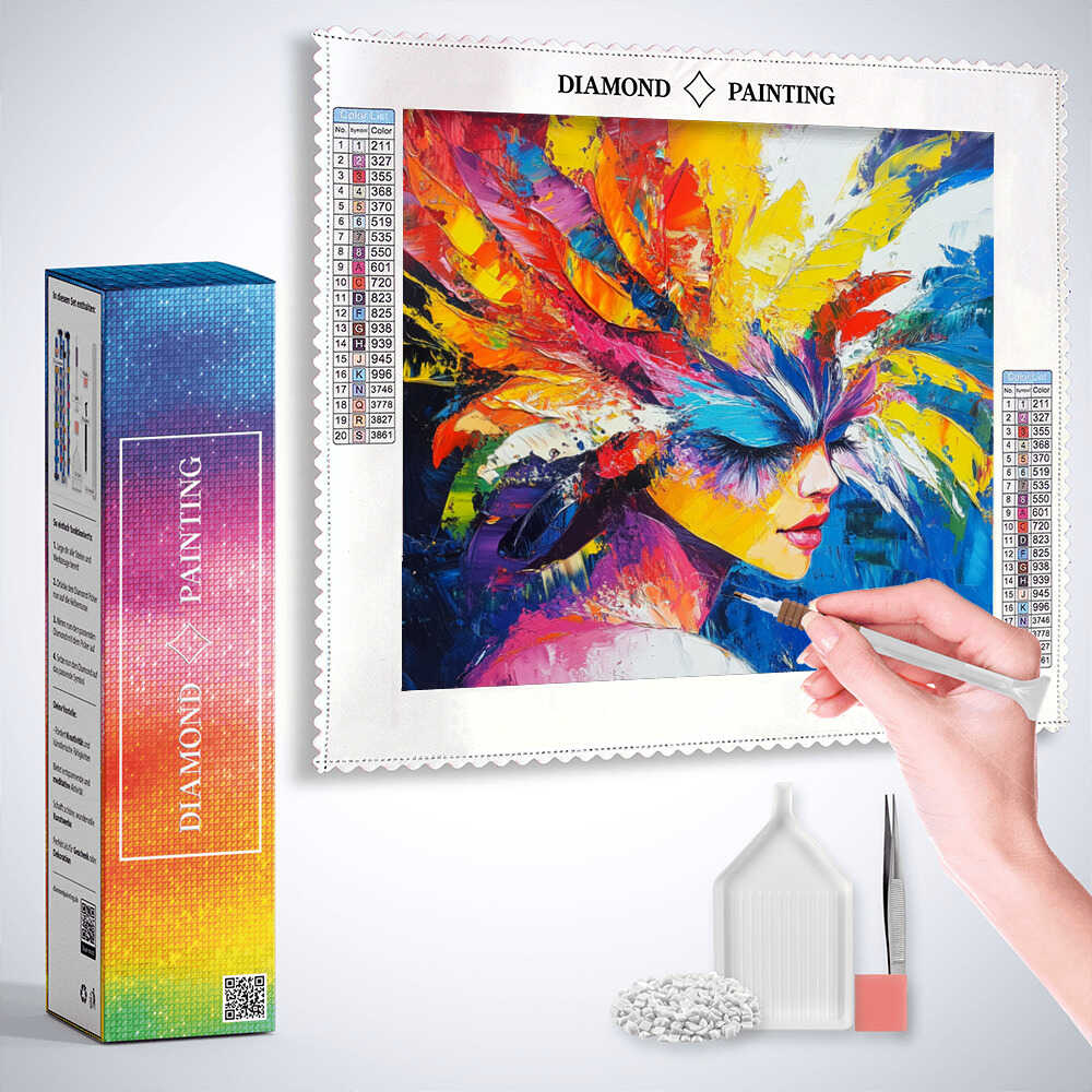 Diamond Painting - Farbenrausch der Seele