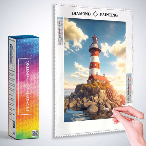 Diamond Painting - Leuchtturm der Hoffnung