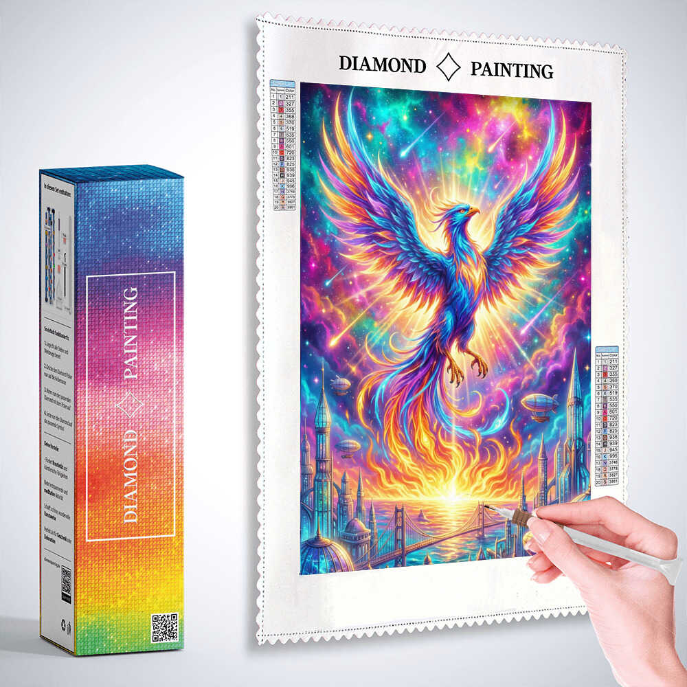 Diamond Painting - Phönix der Morgenröte