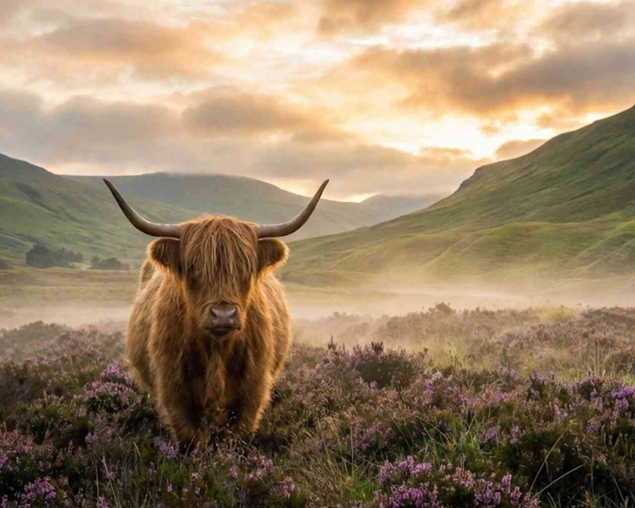 Diamond Painting - Majestät des Morgens im Nebel