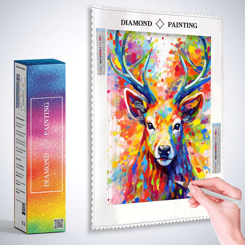 Diamond Painting - Farbenpracht des Waldes