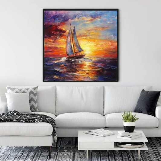 Diamond Painting - Im Licht der Freiheit