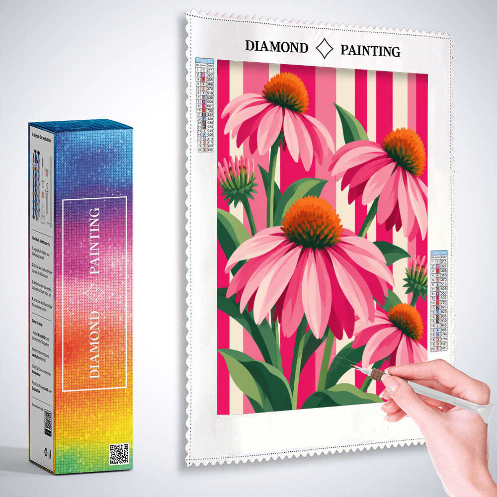 Diamond Painting - Sommerträume in Pink