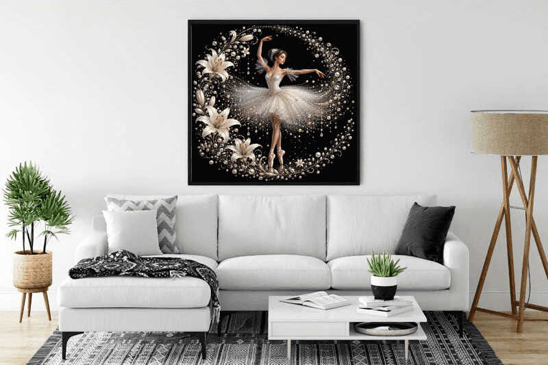 Diamond Painting - Glanz der anmutigen Nacht