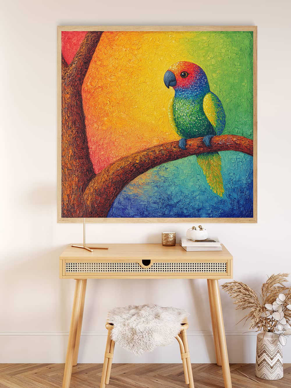 Diamond Painting - Regenbogenportrait des Lebens