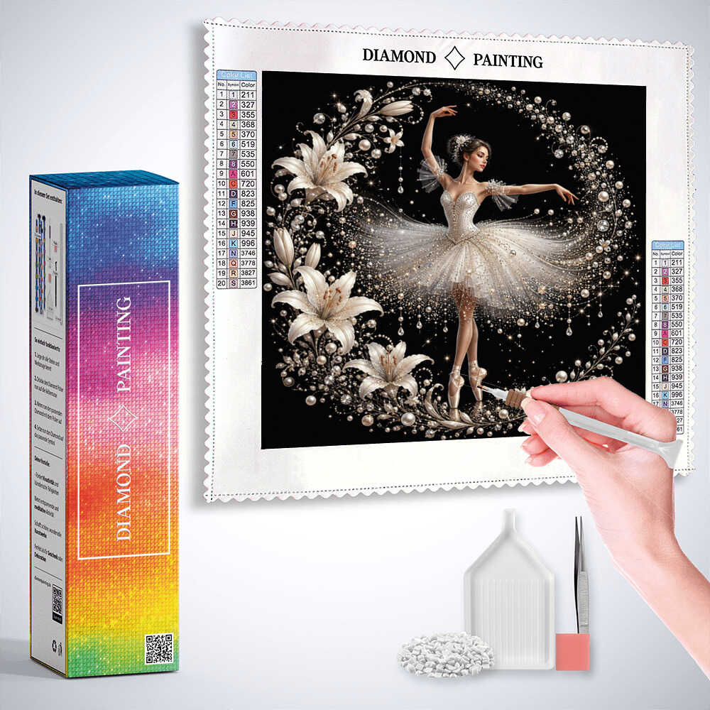 Diamond Painting - Glanz der anmutigen Nacht
