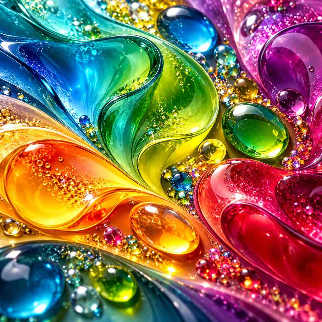 AB Diamond Painting - Bunte Regentropfen Part 2