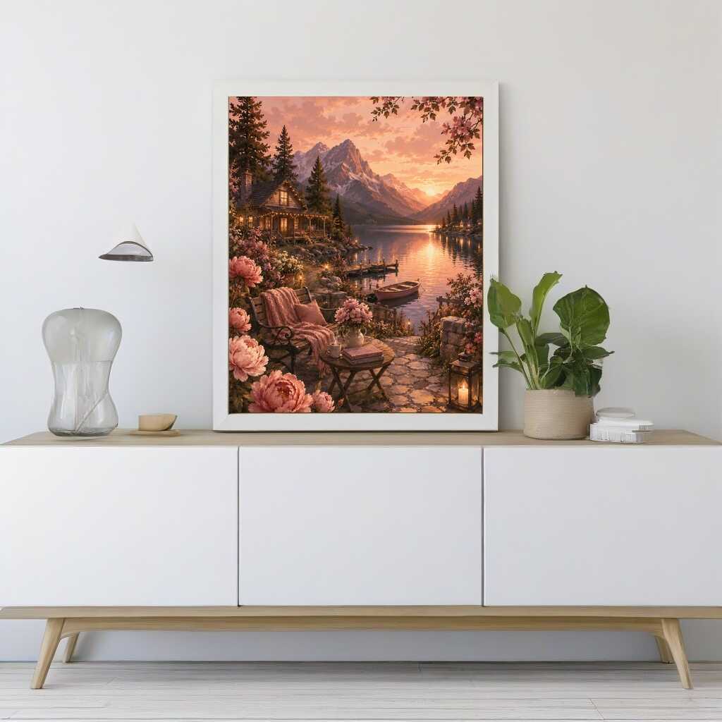 Diamond Painting - Sonnenzauber am See