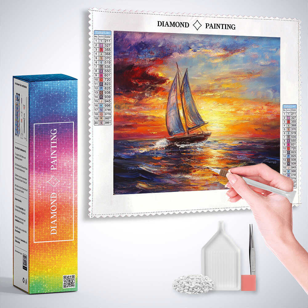 Diamond Painting - Im Licht der Freiheit