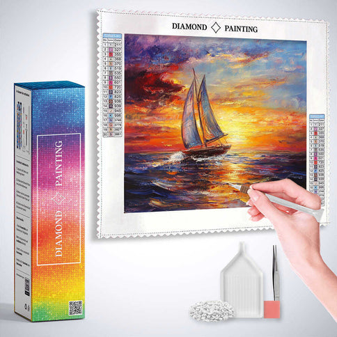 Diamond Painting - Im Licht der Freiheit