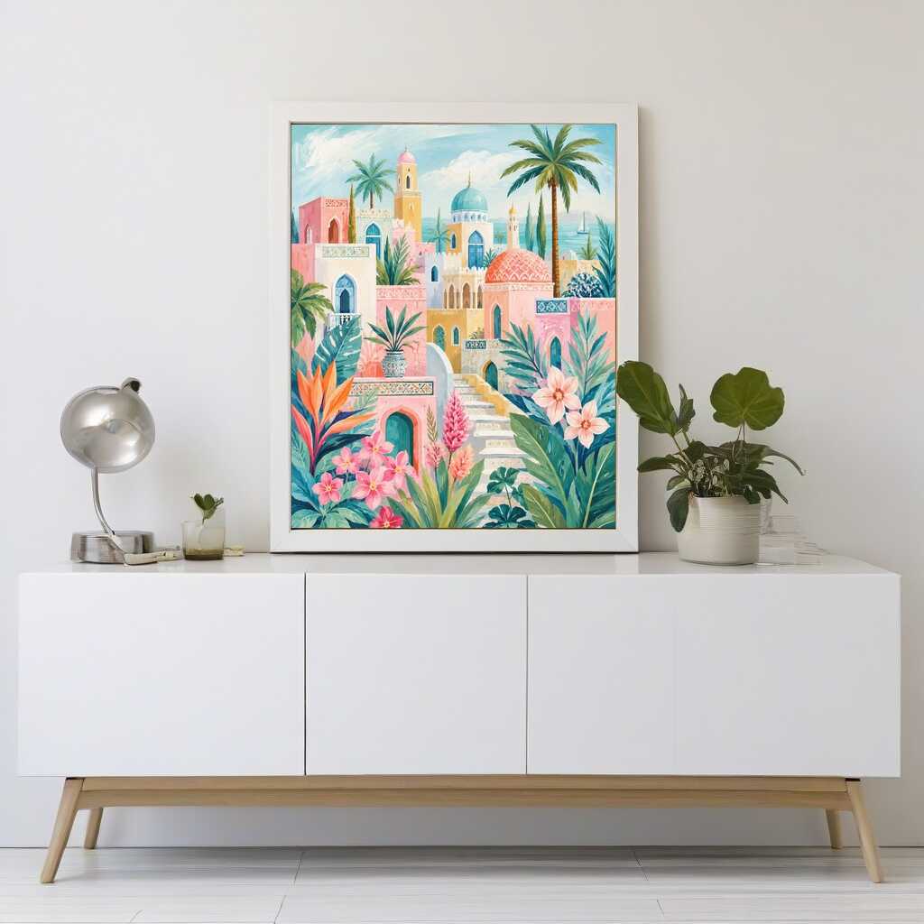 Diamond Painting - Traumhafte Oase am Mittelmeer