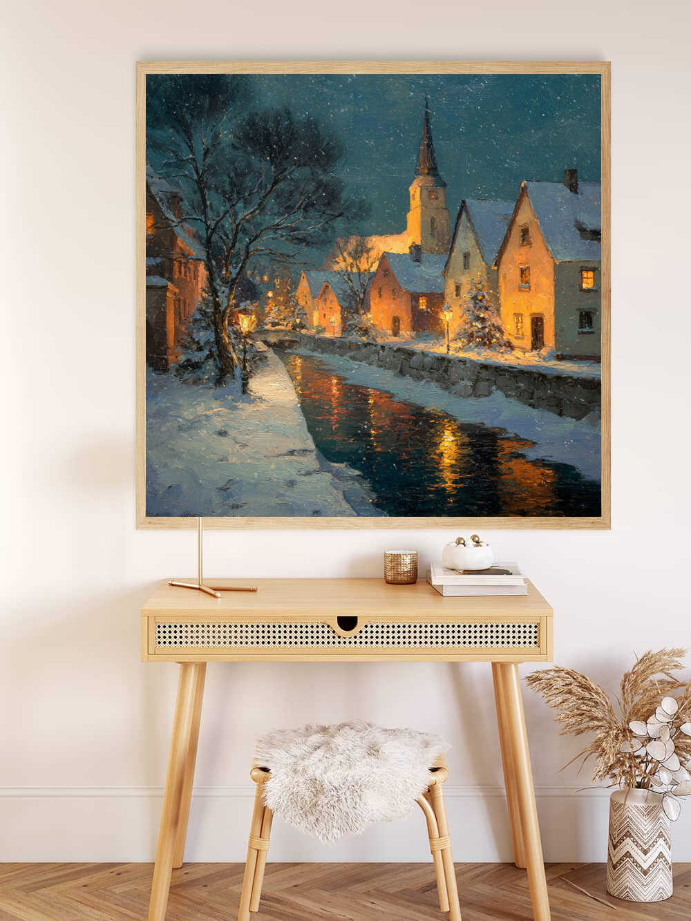 Diamond Painting - Winterzauber am Fluss