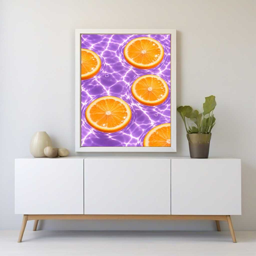 Diamond Painting - Sonnentanz im Lavendelmeer