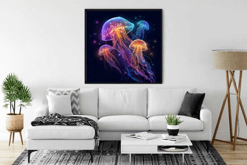 Diamond Painting - Leuchtende Träumereien der Tiefe