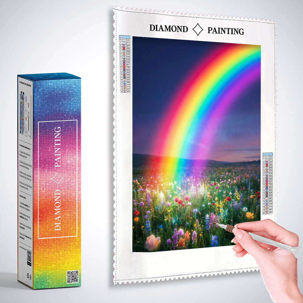 Diamond Painting - Magie des Regenbogens