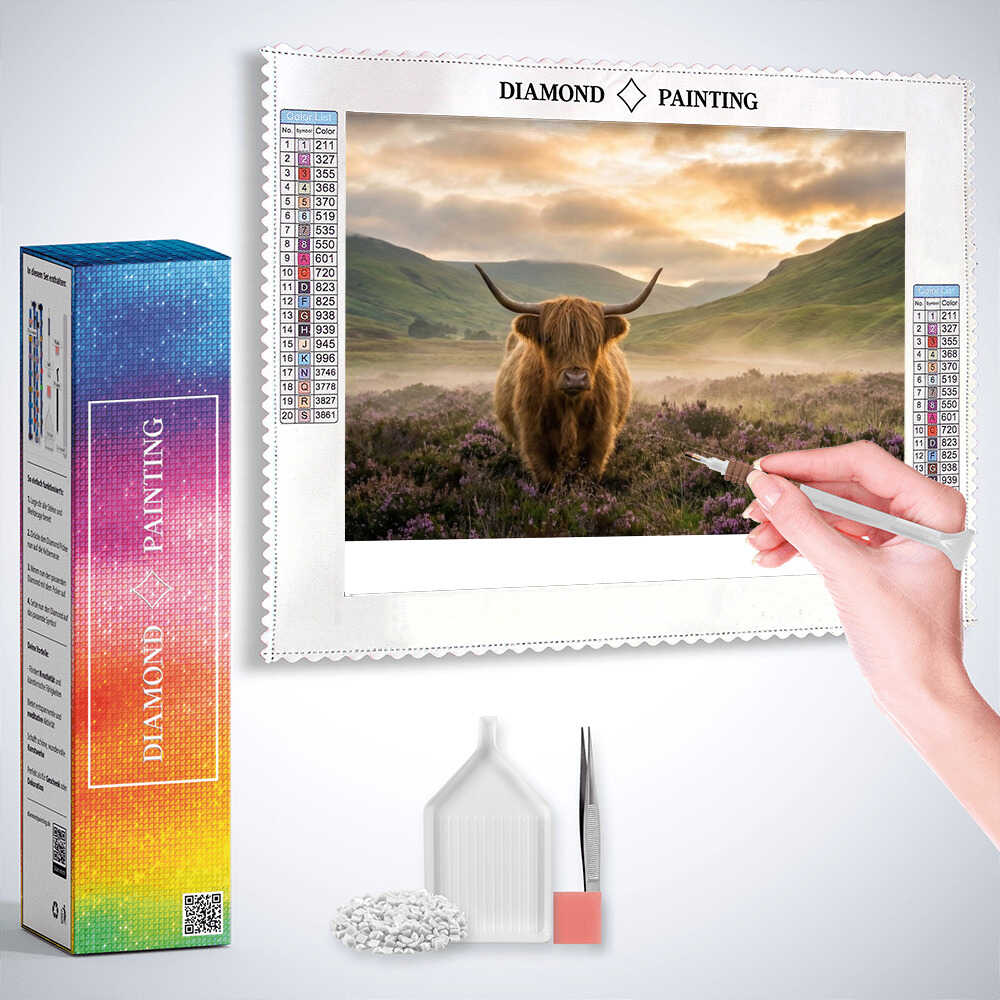 Diamond Painting - Majestät des Morgens im Nebel