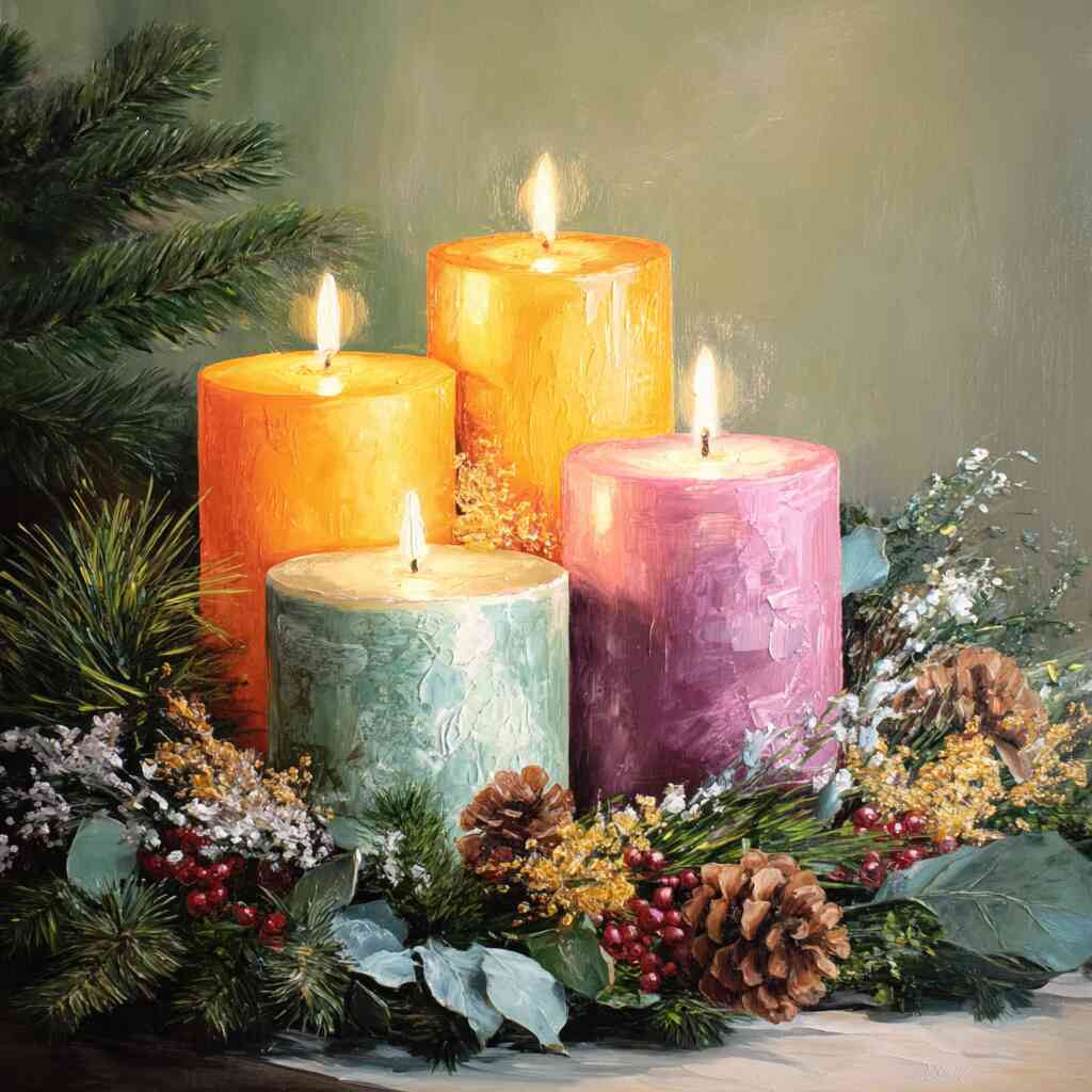 Diamond Painting - Lichterzauber der Weihnacht