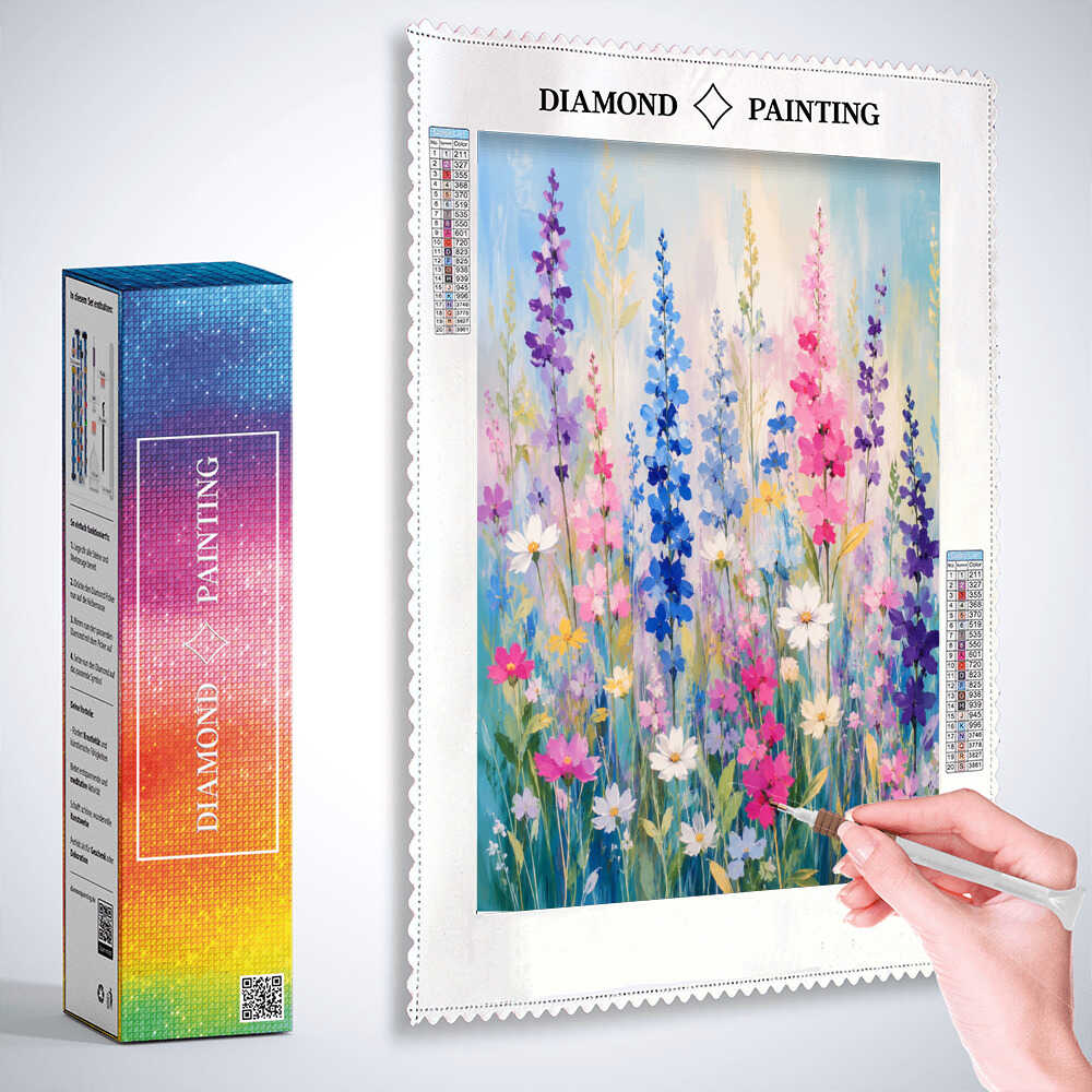Diamond Painting - Farben des Frühlingsglücks