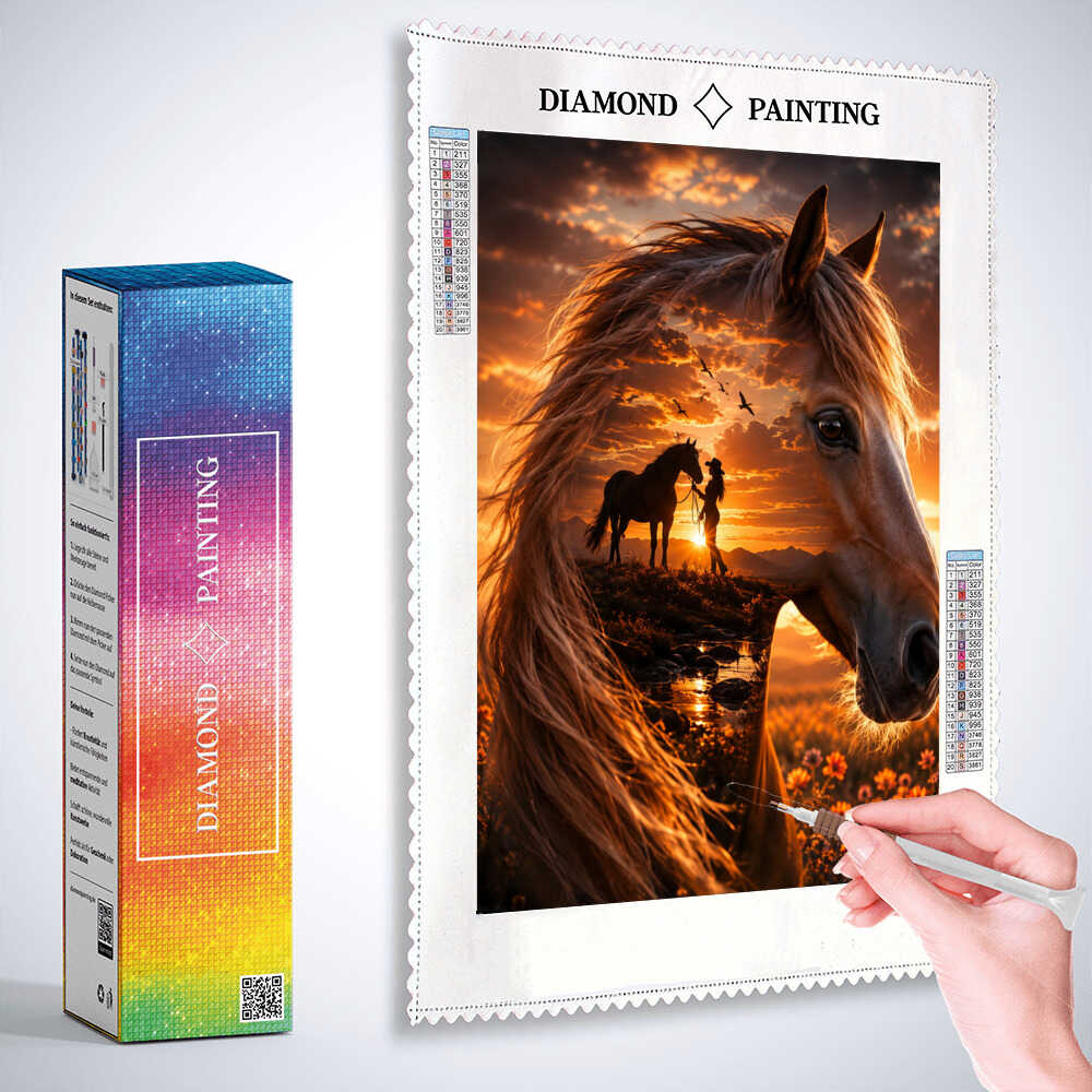 Diamond Painting - Sonnengeflüster der Freiheit