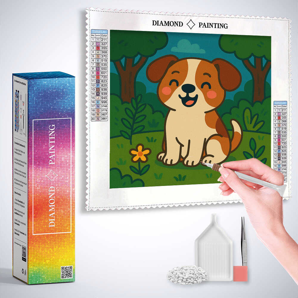 Diamond Painting - Glück im Grünen
