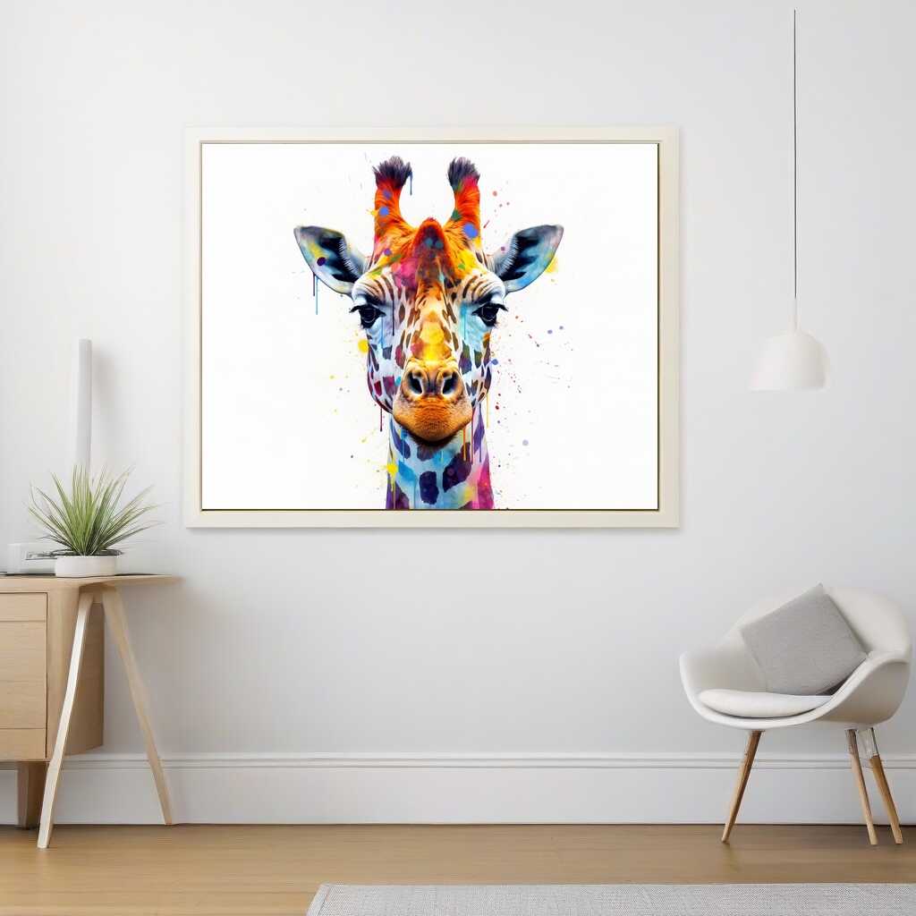 Diamond Painting - Farbexplosion im Tierreich, Giraffe