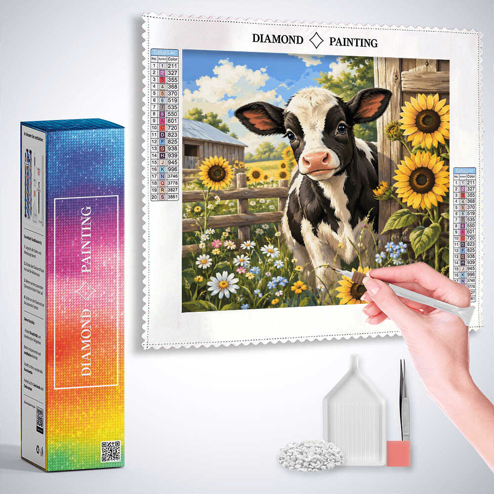 Diamond Painting - Sonnenstrahlen und Heiterkeit