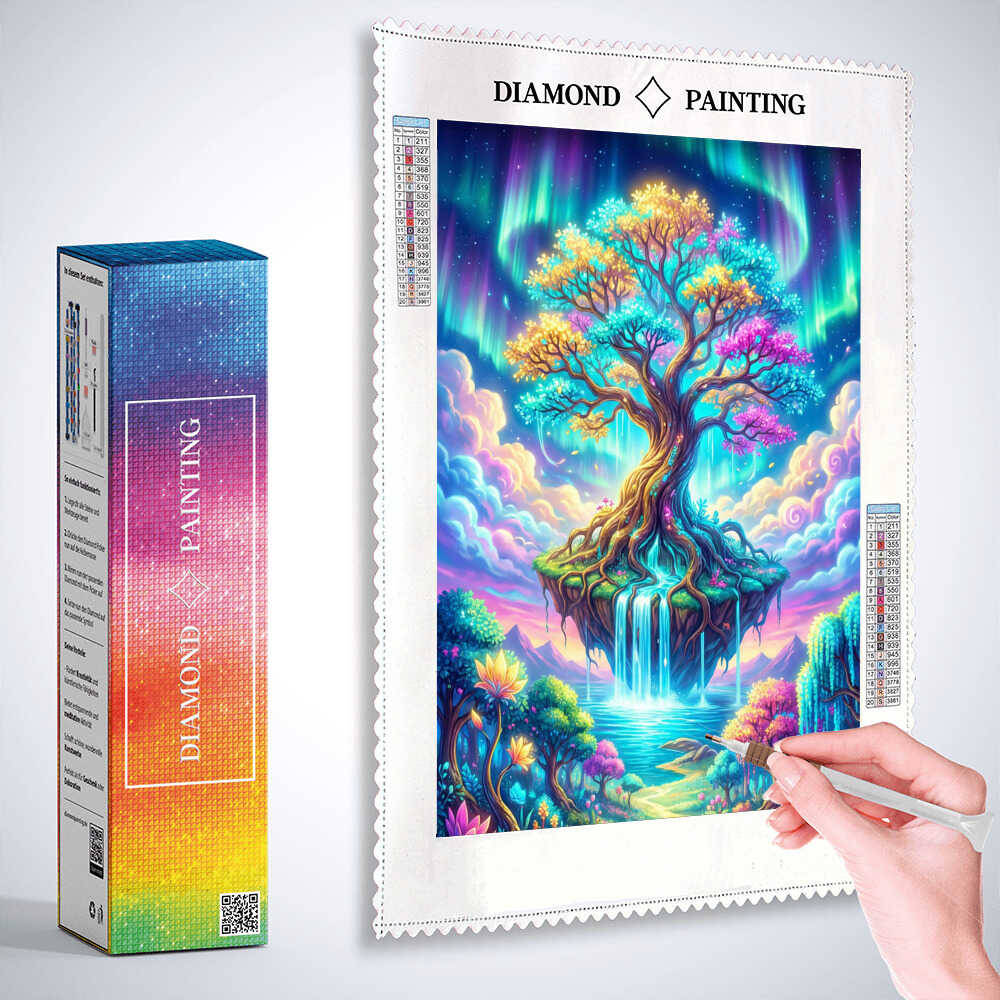 Diamond Painting - Aurora des Lebens