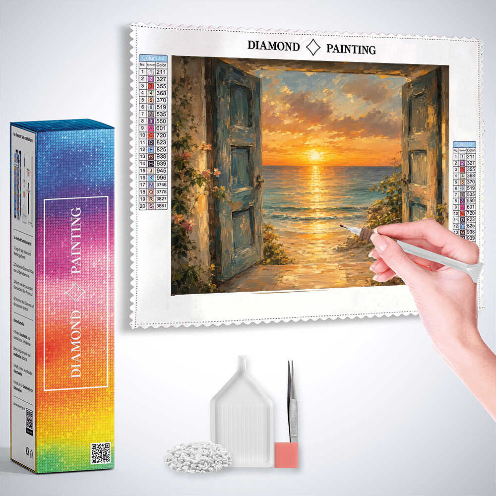 Diamond Painting - Das Tor zum Sonnenmeer
