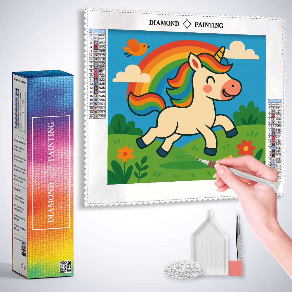 Diamond Painting - Farbenfrohe Fantasiewelt